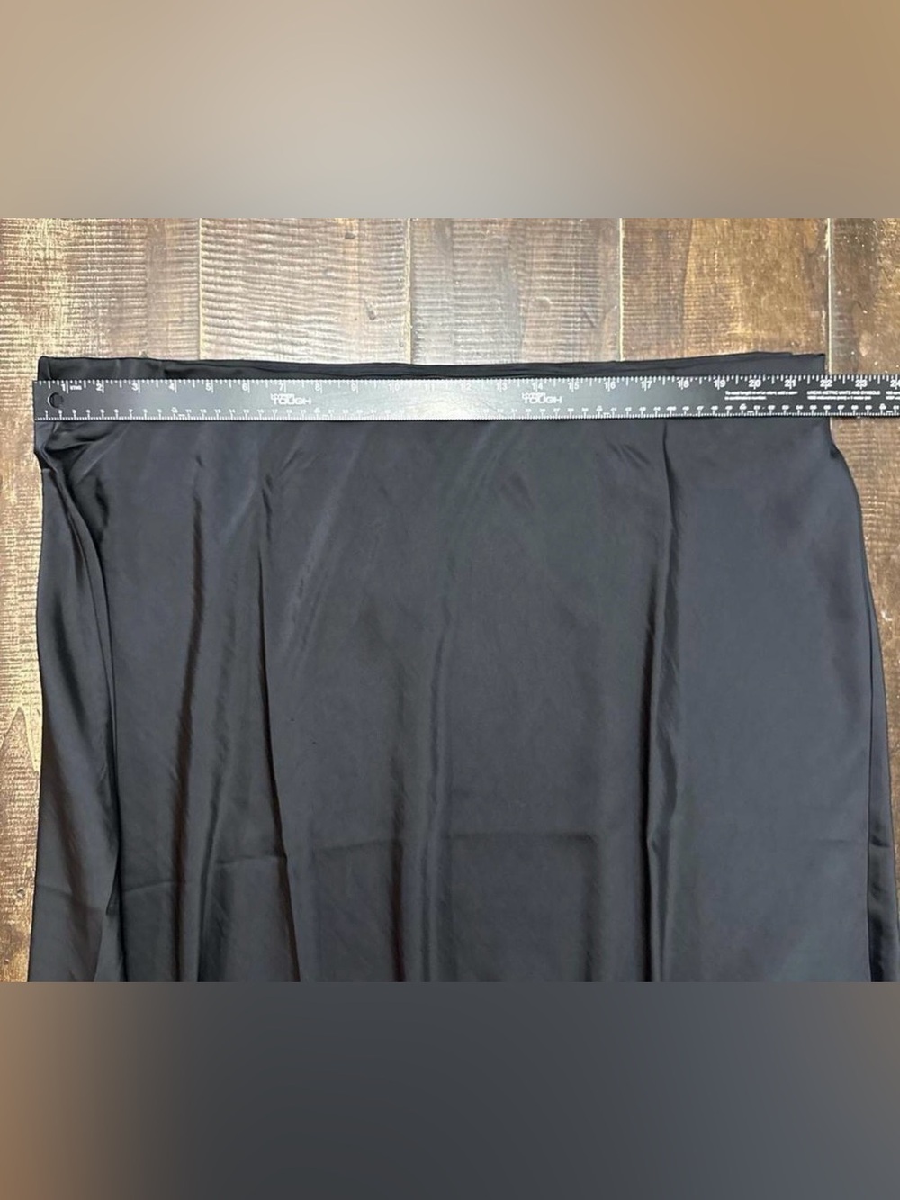 Target Black Maxi Skirt - Sleek Straight Silhouette - Picture 4 of 5